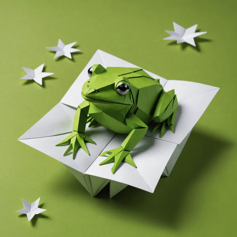 Как сделать лягушку из бумаги: Прыгающую модель, которая завоюет ваше сердце