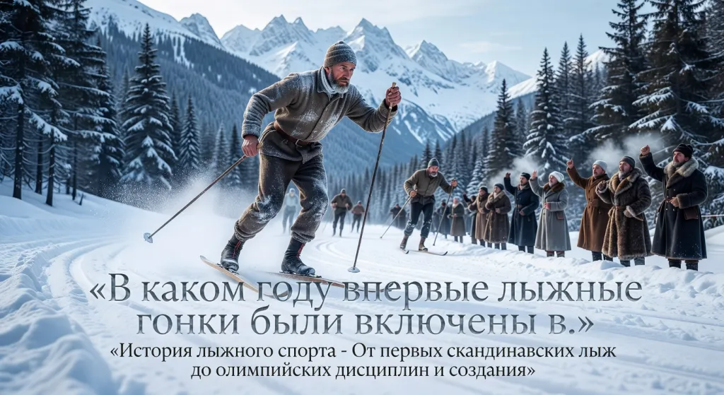 В каком году впервые лыжные гонки были включены в. История лыжного спорта - От первых скандинавских лыж до олимпийских дисциплин и создания