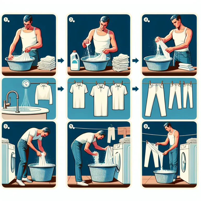 Как стирать белые вещи вручную: Полное руководство